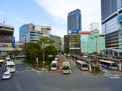 横浜駅西口バスターミナル